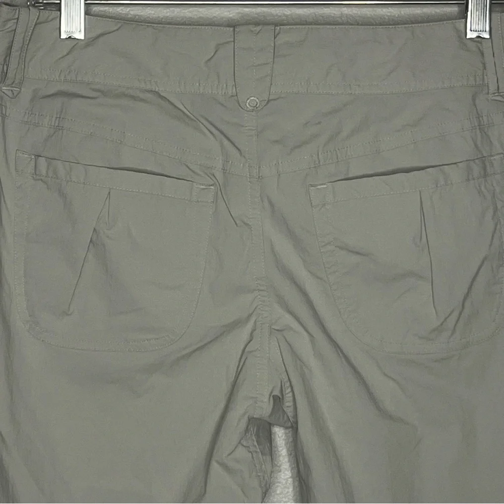 Arc’teryx‎ Outdoor Shorts Women 8 Gray Nylon Bermuda Chino Hiking Stretch Logo